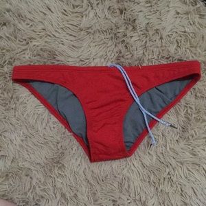 Red Jolyn Bali (full coverage) Swim Bottoms